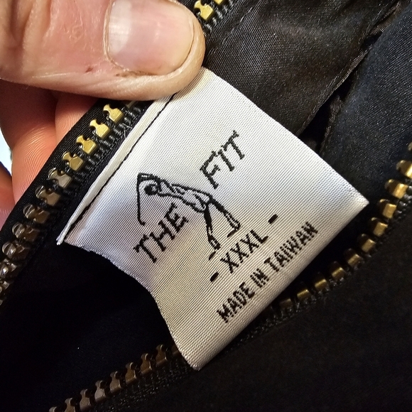 Vintage The Fit  Golf Reversible Fleece Fish Patch Zip Up Vest Plus Size - Picture 5 of 10